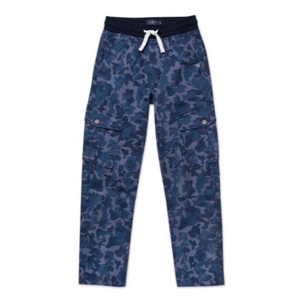 NEW Lucky Brand Elastic Waist Drawstring Pull On Pocket Twill Camouflage Pants